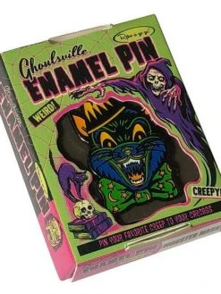 Retro-a-go-go! Crazy Cat Pin