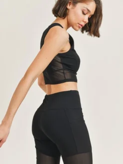 Black Tower Apparel Mesh Panel Active Set 9 Black Tower Apparel Mesh Panel Active Set
