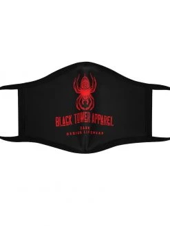 Black Tower Apparel Fitted Polyester Face Mask