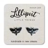 Lilliput Little Things Death's Head Moth Earrings