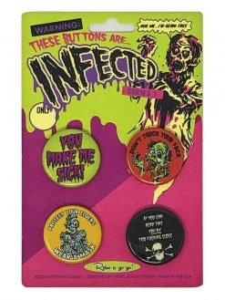 Retro-a-go-go! Infected Button Set #1