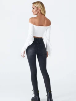 Black Tower Apparel Ankle Cut Skinny Black Jeans 16 Black Tower Apparel Ankle Cut Skinny Black Jeans