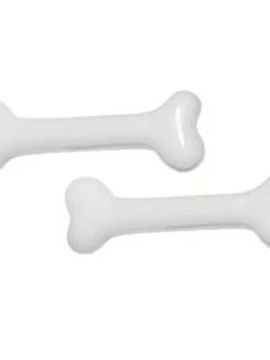 Kreepsville666 KREEPSVILLE 666 Mini Bone Hair Slides White