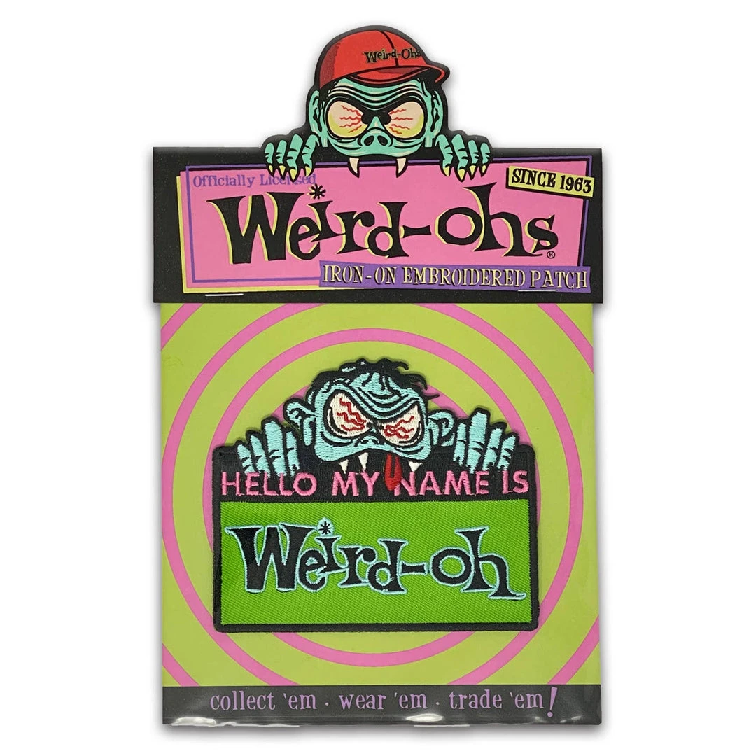 Retro-a-go-go! Weird-ohs My Name Is Patch 1 Retro-a-go-go! Weird-ohs My Name Is Patch