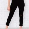 Black Tower Apparel Kancan Stepping Stone Full Size Run Double Fray Skinny Jeans