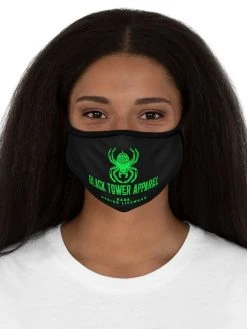 Black Tower Apparel Fitted Polyester Face Mask 9 Black Tower Apparel Fitted Polyester Face Mask