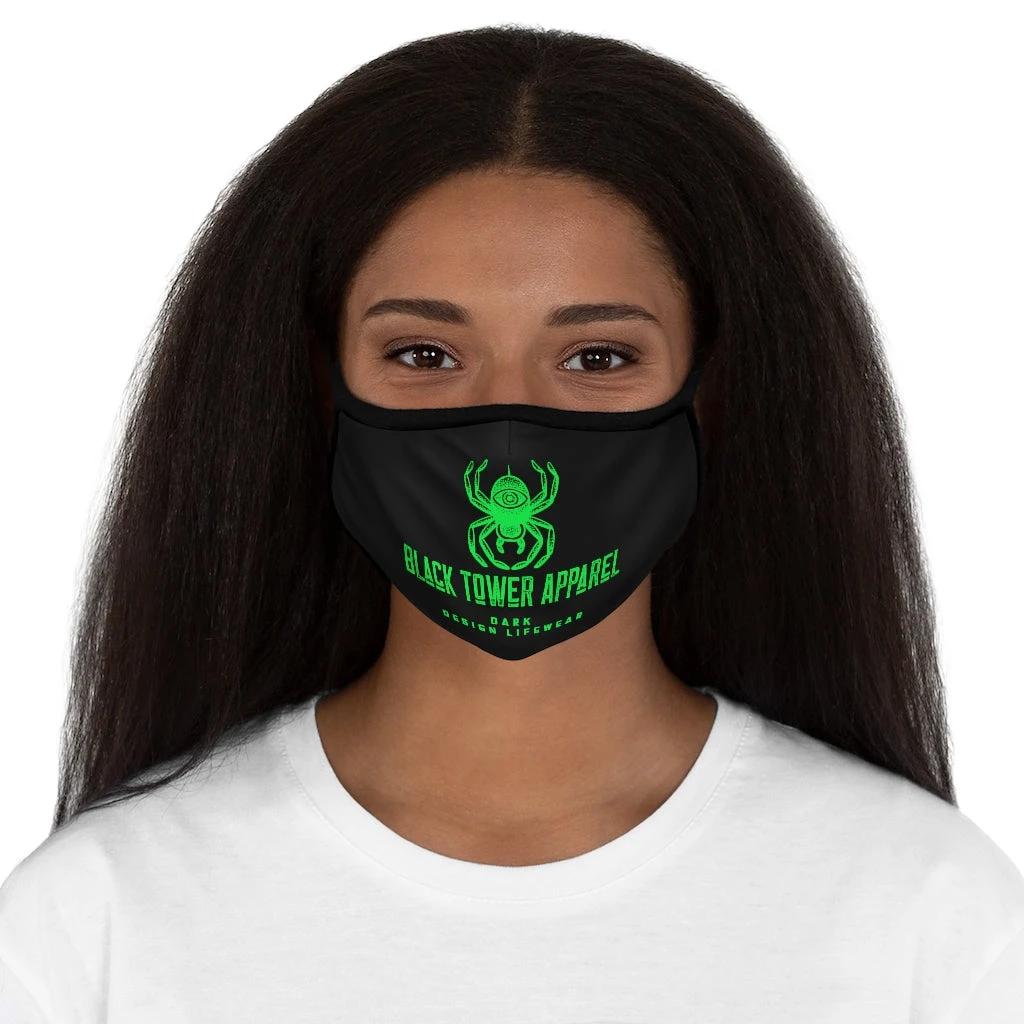 Black Tower Apparel Fitted Polyester Face Mask 4 Black Tower Apparel Fitted Polyester Face Mask