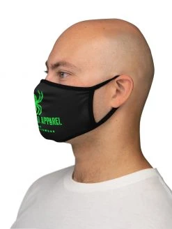Black Tower Apparel Fitted Polyester Face Mask 8 Black Tower Apparel Fitted Polyester Face Mask
