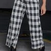 Black Tower Apparel Plaid High Waist Cropped Wide Leg Pants 13 Black Tower Apparel Plaid High Waist Cropped Wide Leg Pants