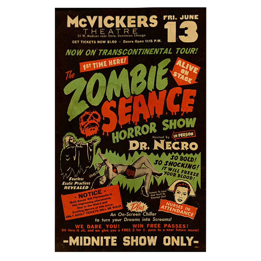 Retro-a-go-go! Zombie Seance Poster 1 Retro-a-go-go! Zombie Seance Poster