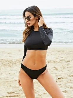 Black Tower Apparel Long Sleeve Swim Set