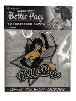 Retro-a-go-go! Bettie Page Kitten Patch