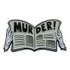 Ectogasm "Murder!" Funny Spooky Newspaper Enamel Pin 3 Ectogasm "Murder!" Funny Spooky Newspaper Enamel Pin