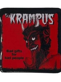 Kreepsville666 Krampus Bad 4 Bad Square Button Badge KREEPSVILLE 666 4 Kreepsville666 Krampus Bad 4 Bad Square Button Badge KREEPSVILLE 666