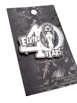 Kreepsville666 KREEPSVILLE 666 Elvira 40 Years Logo Silver Enamel Pin 3 Kreepsville666 KREEPSVILLE 666 Elvira 40 Years Logo Silver Enamel Pin
