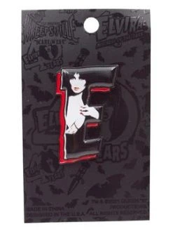 Kreepsville666 Elvira E Letter Enamel Pin KREEPSVILLE 666