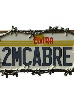 Kreepsville666 Elvira License Plate Enamel Pin