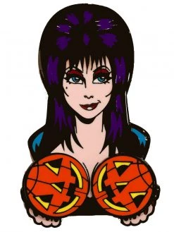 Kreepsville666 Elvira Spinning Pumpkins Enamel Pin KREEPSVILLE 666