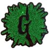 Kreepsville666 Goosebumps Green Glitter G Splat Enamel Pin KREEPSVILLE 666