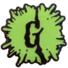 Kreepsville666 Goosebumps Green Glow G Splat Enamel Pin
