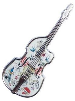 Kreepsville666 Horrorpops Double Bass Pin KREEPSVILLE 666