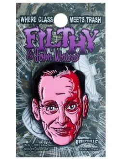 Kreepsville666 John Waters Pink Face Enamel Pin KREEPSVILLE 666