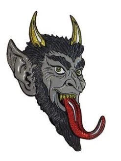 Kreepsville666 Krampus Smile Enamel Pin KREEPSVILLE 666