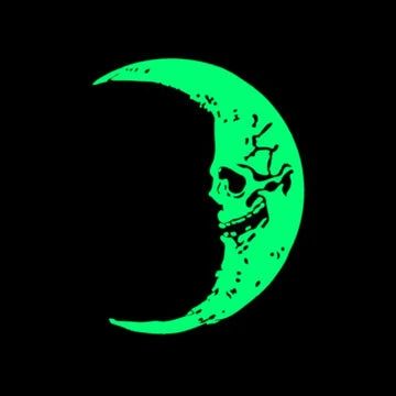 Kreepsville666 Skull Crescent Moon Glow Enamel Pin 2 Kreepsville666 Skull Crescent Moon Glow Enamel Pin