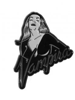 Kreepsville666 KREEPSVILLE 666 Vampira Portrait Logo Enamel Pin