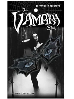 Kreepsville666 Vampira Spex Black Enamel Pin KREEPSVILLE 666
