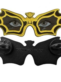 Kreepsville666 Vampira Spex Gold Enamel Pin KREEPSVILLE 666