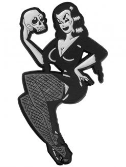 Kreepsville666 Vampira Skull Enamel Pin KREEPSVILLE 666