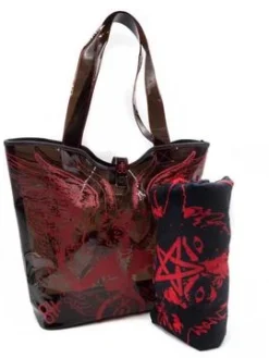 Kreepsville666 Baphomet Satanic PVC Beach Tote