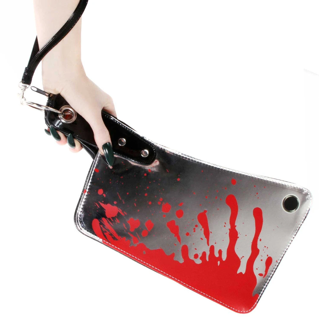 Kreepsville666 Kreepsville 666 Cleaver Clutch Bag Metallic 1 Kreepsville666 Kreepsville 666 Cleaver Clutch Bag Metallic