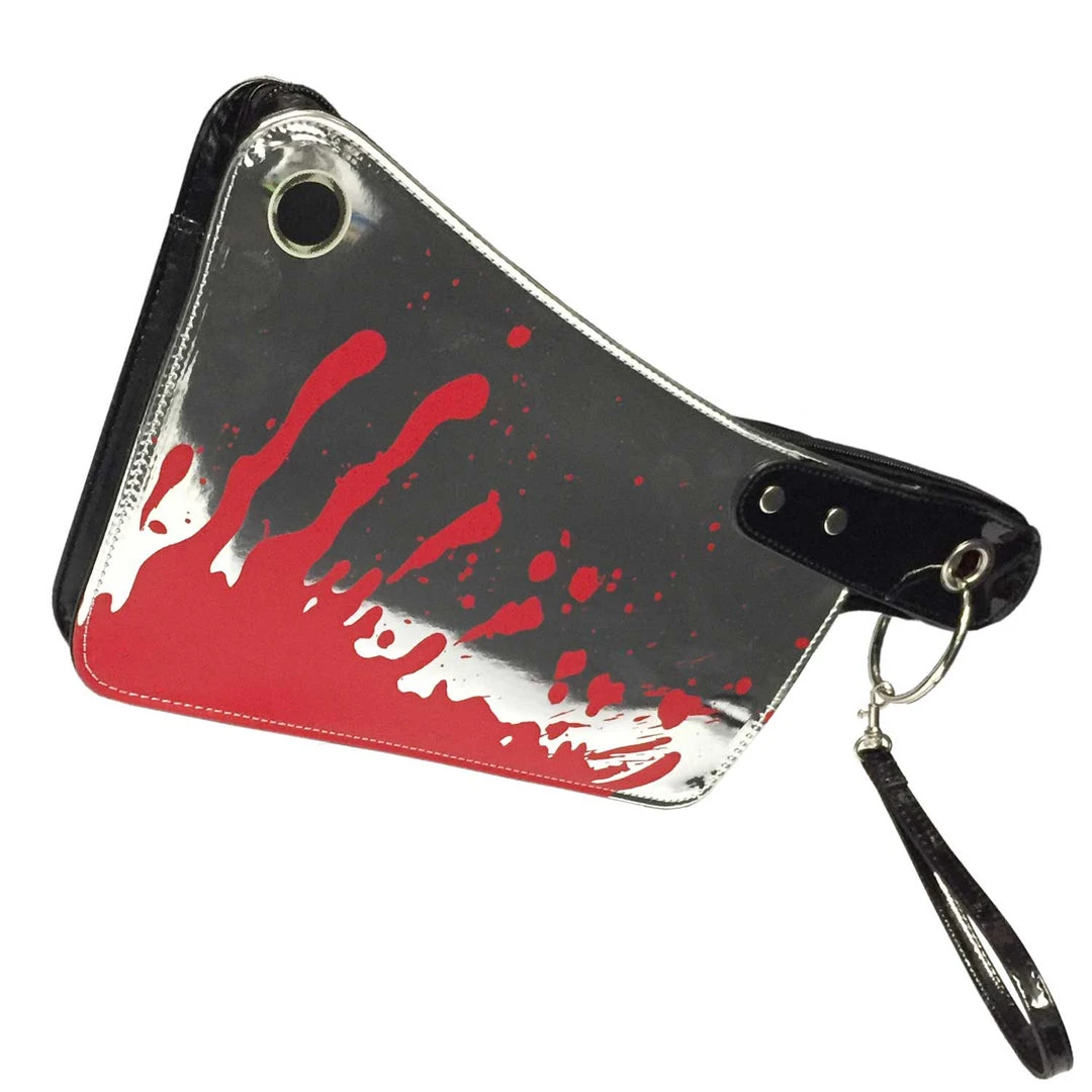 Kreepsville666 Kreepsville 666 Cleaver Clutch Bag Metallic 2 Kreepsville666 Kreepsville 666 Cleaver Clutch Bag Metallic