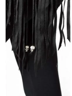 Kreepsville666 KREEPSVILLE 666 Elvira Bat Wing Fringe Shoulder Bag 9 Kreepsville666 KREEPSVILLE 666 Elvira Bat Wing Fringe Shoulder Bag