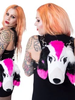 Kreepsville666 Elvira Gonk Plush Purse Bag