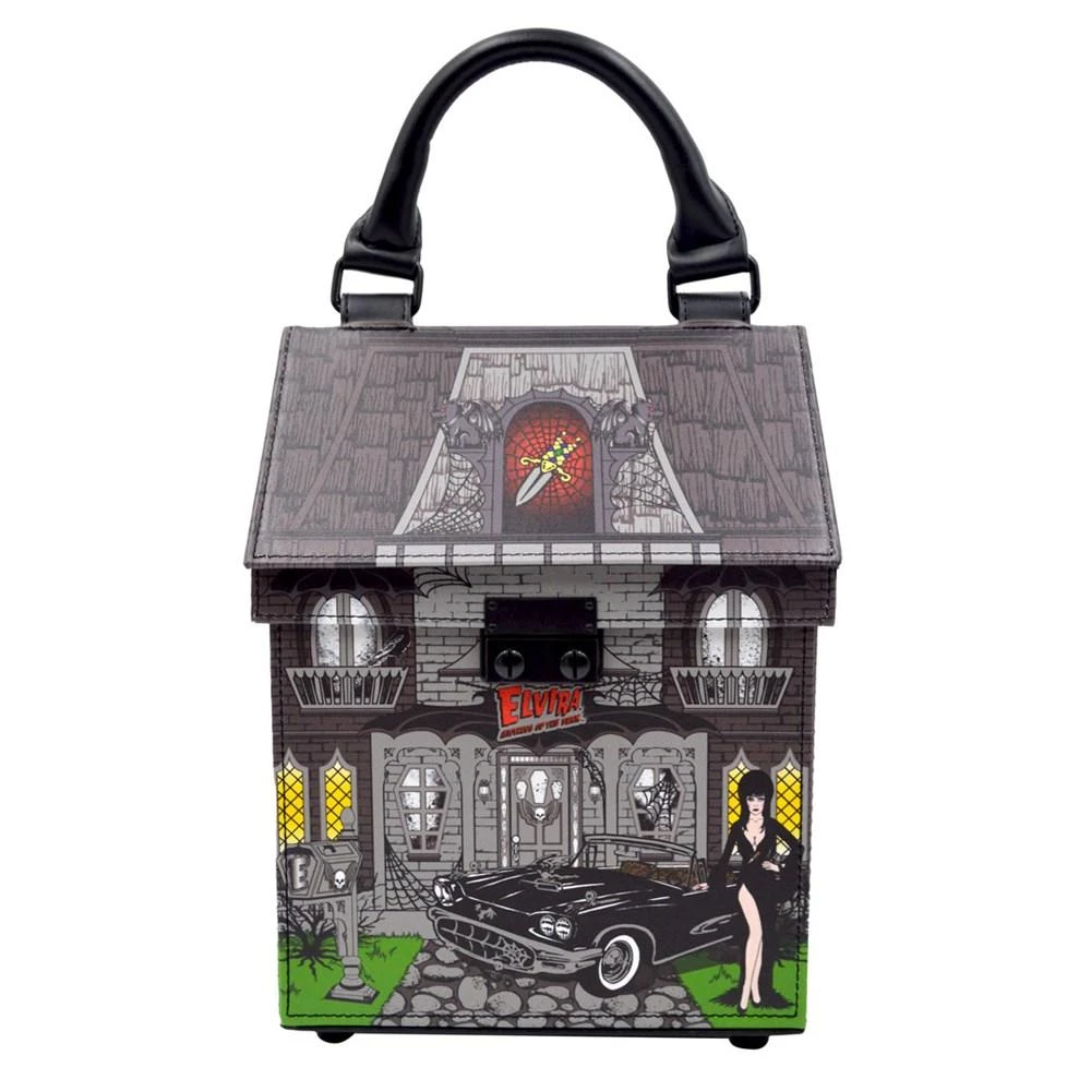 Kreepsville666 KREEPSVILLE 666 Elvira Haunted House Purse 1 Kreepsville666 KREEPSVILLE 666 Elvira Haunted House Purse