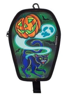 Kreepsville666 KREEPSVILLE 666 Graves Halloween Coffin Clip Pouch