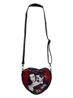 Kreepsville666 Bela Lugosi Loves Vampira Mini Heart Purse KREEPSVILLE 666