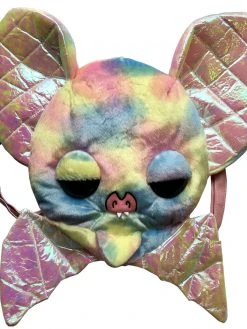 Kreepsville666 KREEPSVILLE 666 Sugarfueled Bat Rainbow Plush Bag