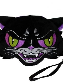 Kreepsville666 Kattitude Wristlet Plush Purse