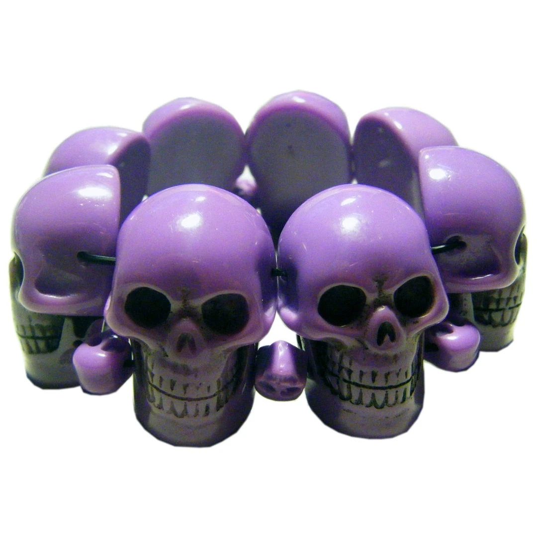 Kreepsville666 Purple Skull Collection Bracelet KREEPSVILLE 666 1 Kreepsville666 Purple Skull Collection Bracelet KREEPSVILLE 666