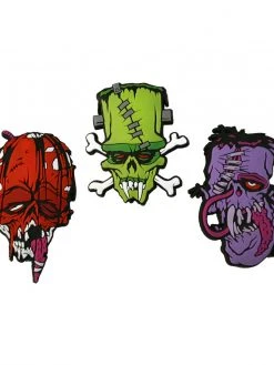 Kreepsville666 KREEPSVILLE 666 Toxic Toons Ugly Heads Badge Set