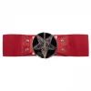 Kreepsville666 Elastic Waist Belt Goat Head Red KREEPSVILLE 666 7 Kreepsville666 Elastic Waist Belt Goat Head Red KREEPSVILLE 666