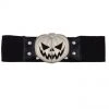 Kreepsville666 Elastic Waist Belt Trick Or Treat Pumpkin Black KREEPSVILLE 666