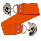 Kreepsville666 KREEPSVILLE 666 Elastic Waist Belt Trick Or Treat Pumpkin Orange