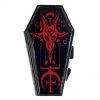 Kreepsville666 Baphomet Satanic Red Glitter Coffin Compact KREEPSVILLE 666