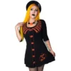 Kreepsville666 Trick Or Treat Flare 3/4 Sleeve Dress 6 Kreepsville666 Trick Or Treat Flare 3/4 Sleeve Dress