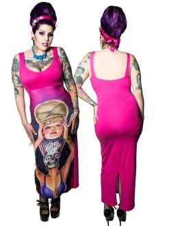 Kreepsville666 Mars Attacks Spy Girl Maxi Dress KREEPSVILLE 666